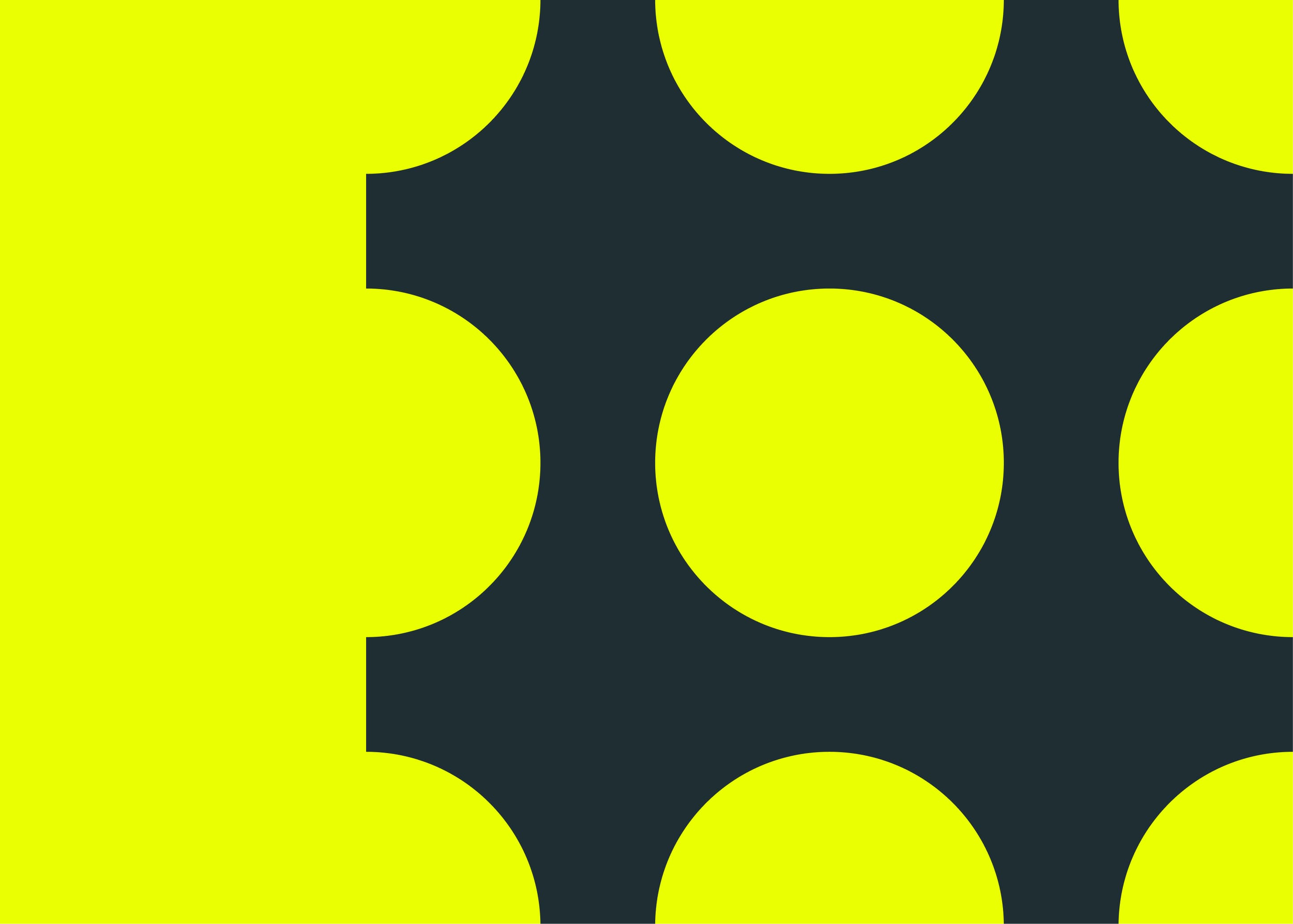 Yellow background with black icon on top.